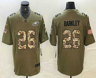 Men's Philadelphia Eagles #26 Saquon Barkley Olive With Camo 2017 Salute To Service Stitched NFL Nike Limited Jersey Dzhi,We sell and wholesale Men's Philadelphia Eagles #26 Saquon Barkley Olive With Camo 2017 Salute To Service Stitched NFL Nike Limited Jersey Dzhi on line form chian!